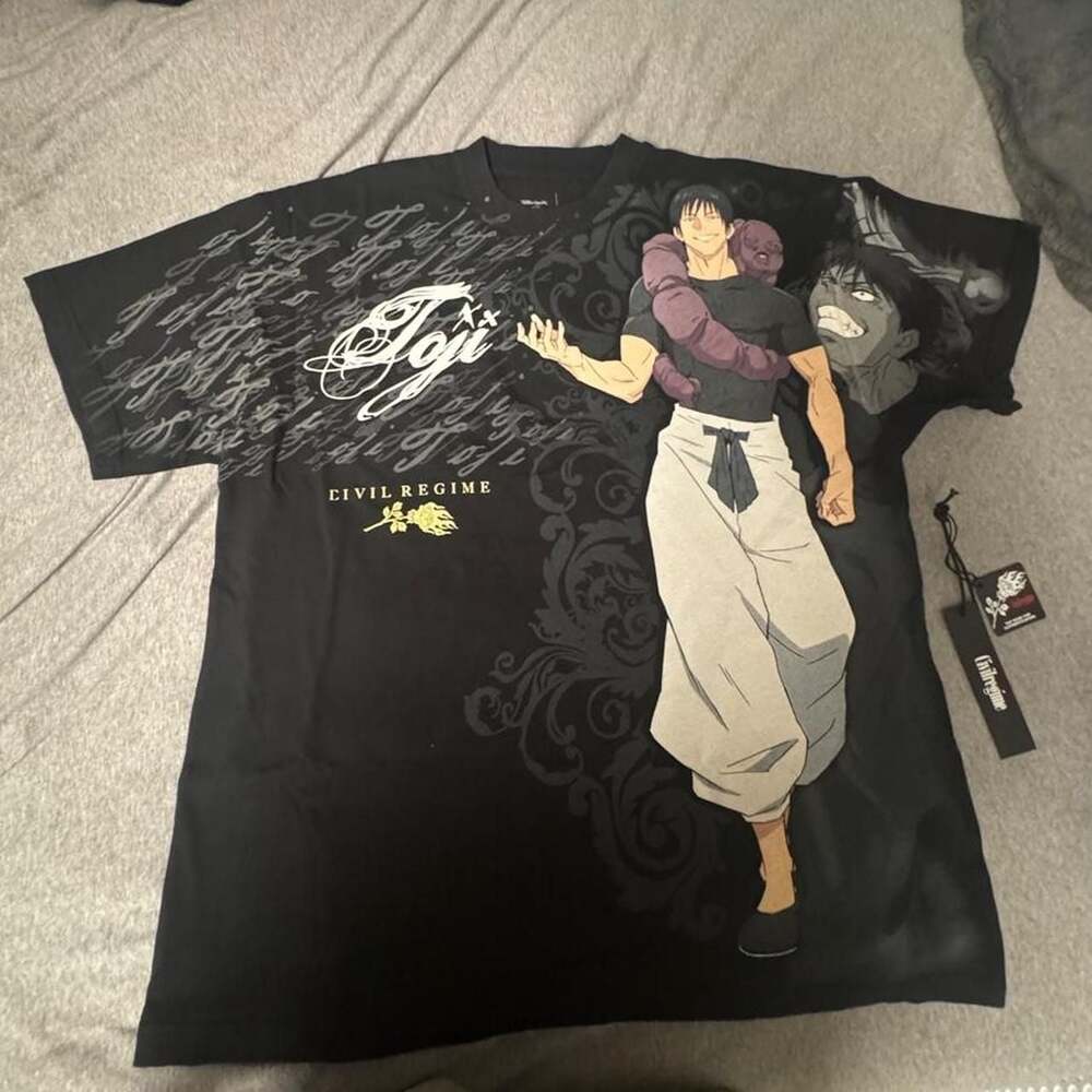 Civil Regime Jujutsu Kaisen Sorcerer Killer Toji T-Shirt XL